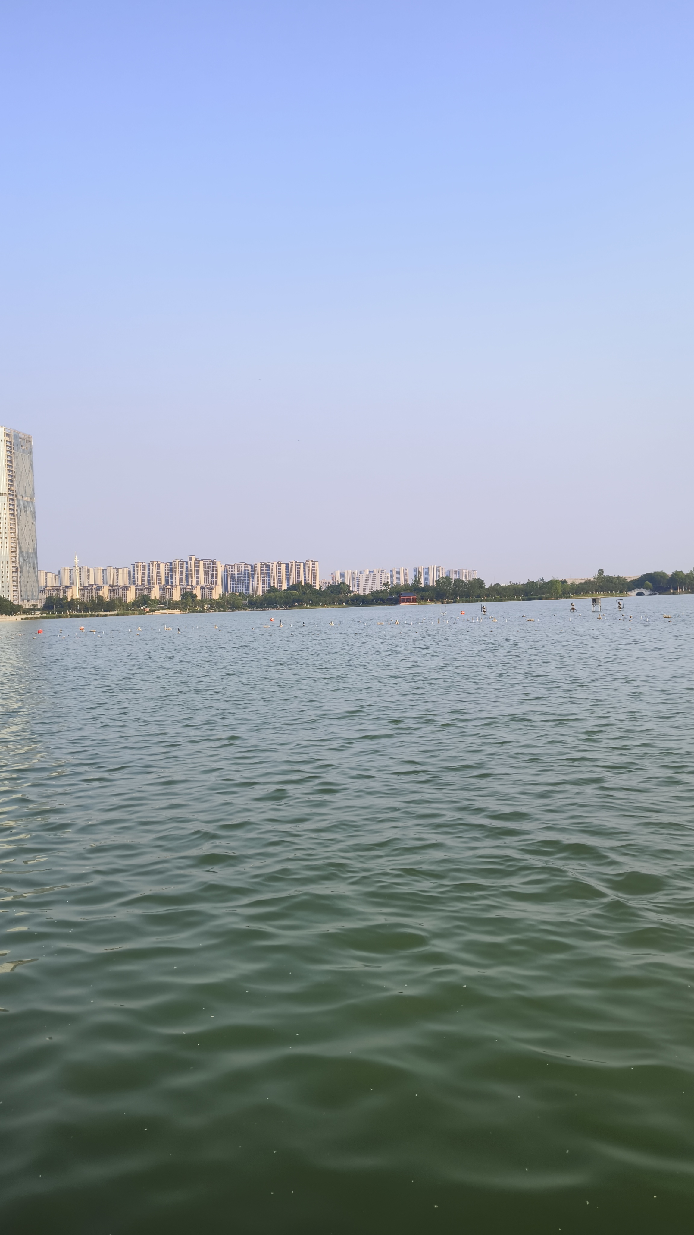 日月湖边,每天都有新故事上演