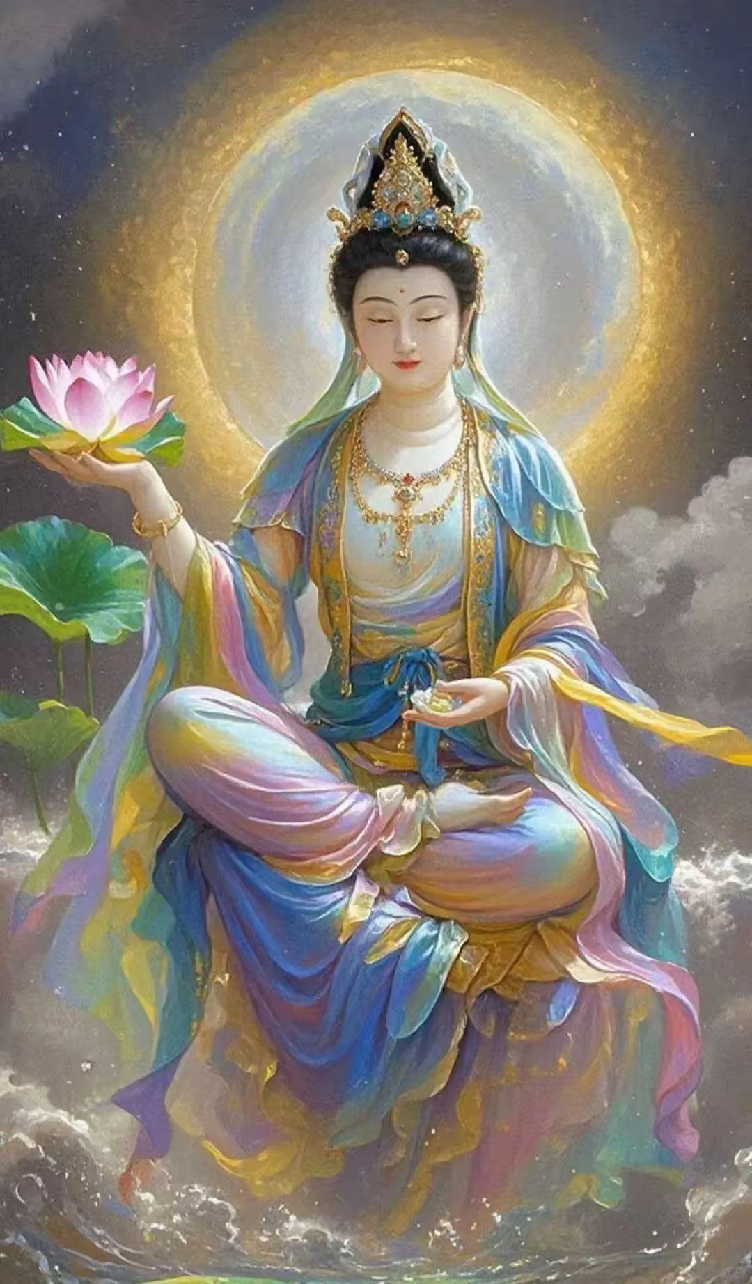 父母快接,点赞停留 20 秒,心中默念:观世音菩萨保佑