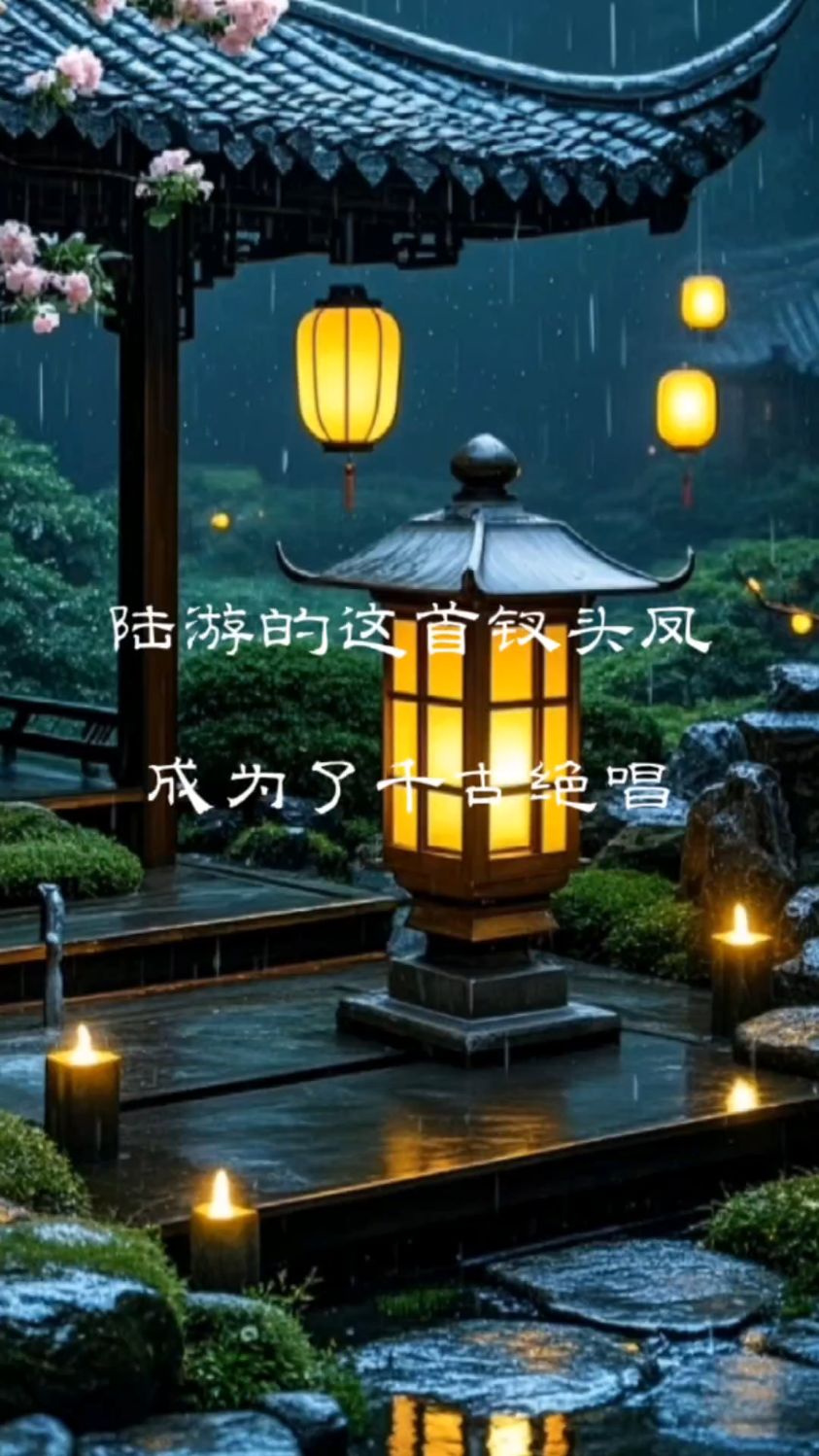 陆游的这首《钗头凤》成为了千古绝唱