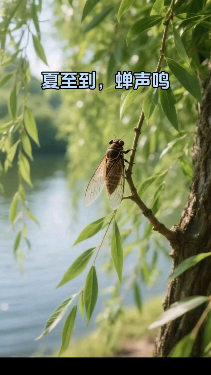夏至到,蝉鸣声