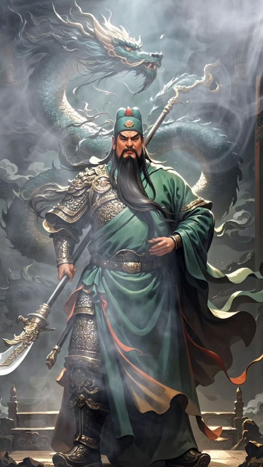 关公,名羽字云长,忠肝义胆,义薄云天!