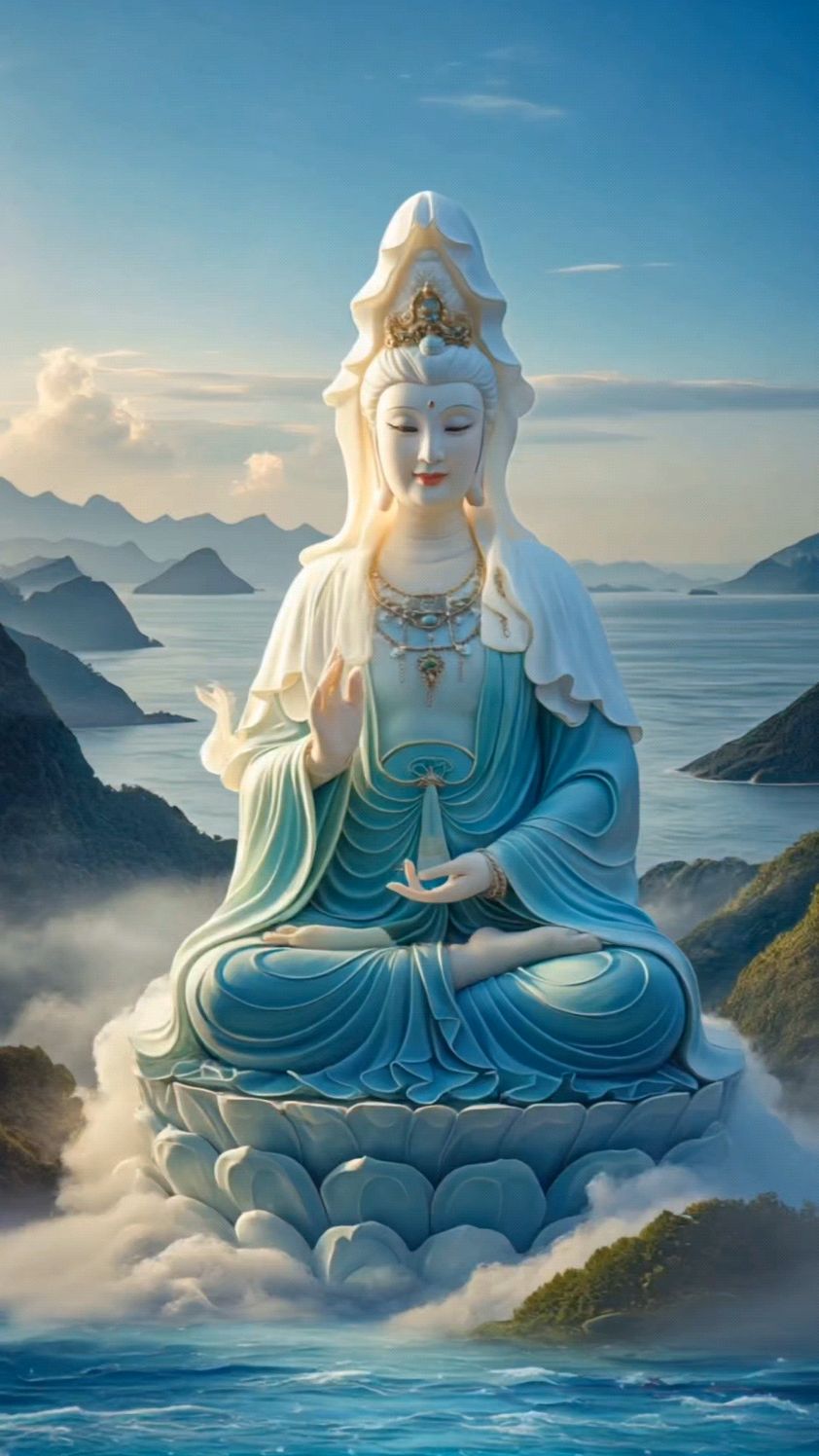 观音菩萨,健康安宁,平安好运,幸福美满!