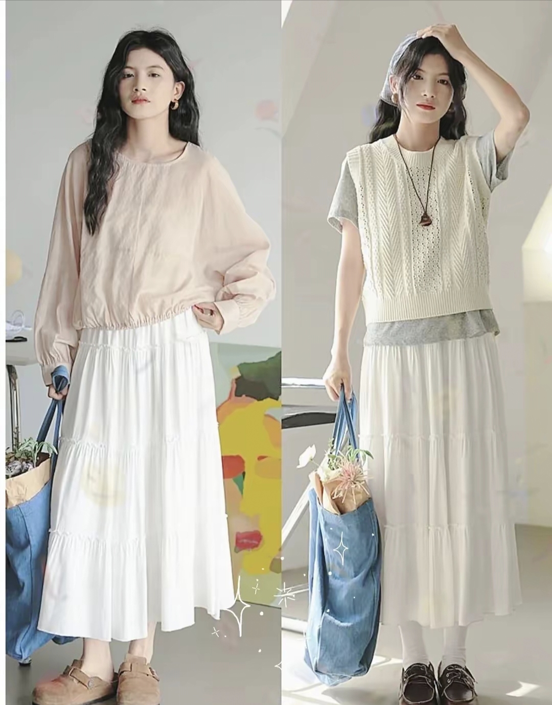 35 夏日减龄好看又舒适的气质穿搭!