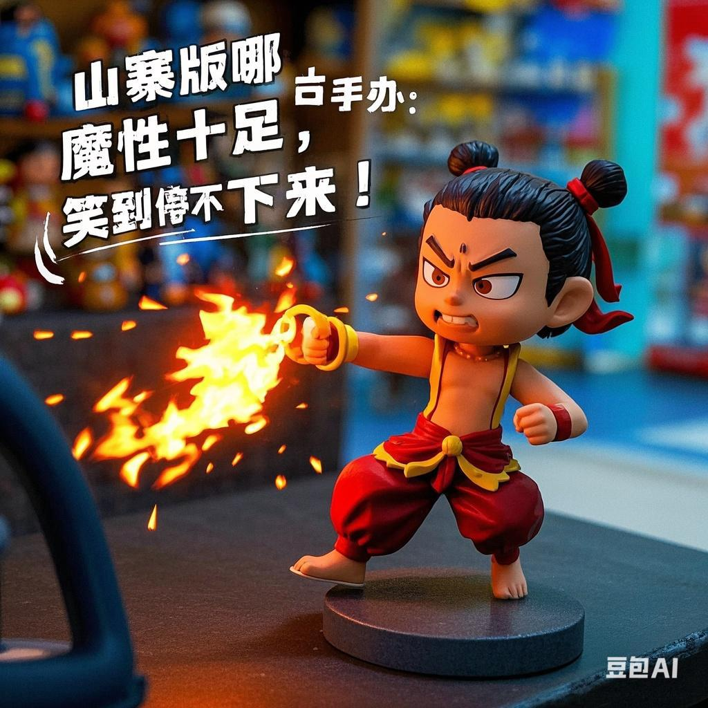 山寨版哪吒手办:魔性十足,笑到停不下来