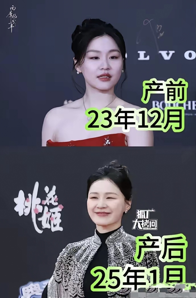 32岁的金靖在接受采访时说道,女孩子一定要有健康的体重,她怀孕期间