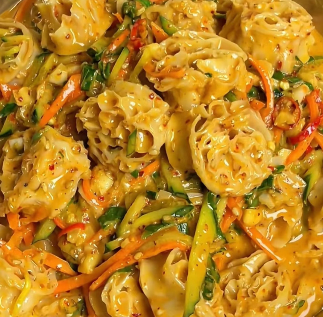 超级好吃的麻酱面藕!夏日小凉菜首选!