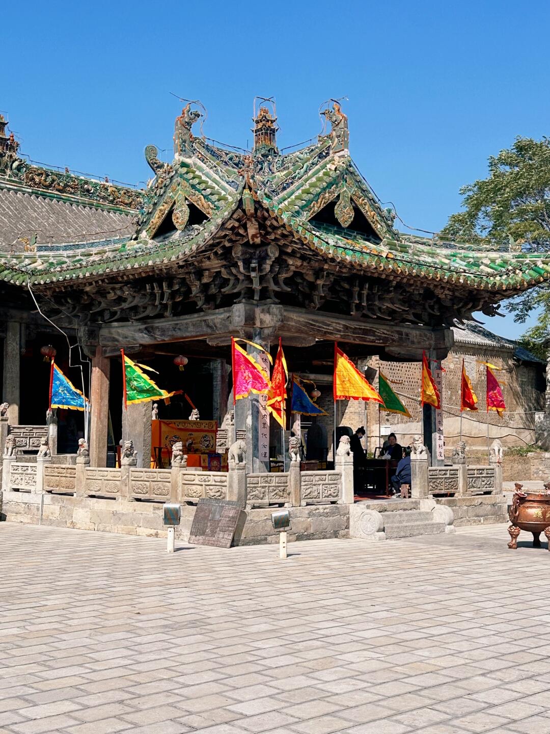 琉光璃彩的人间世界 润城东岳庙创建年代不详明万历