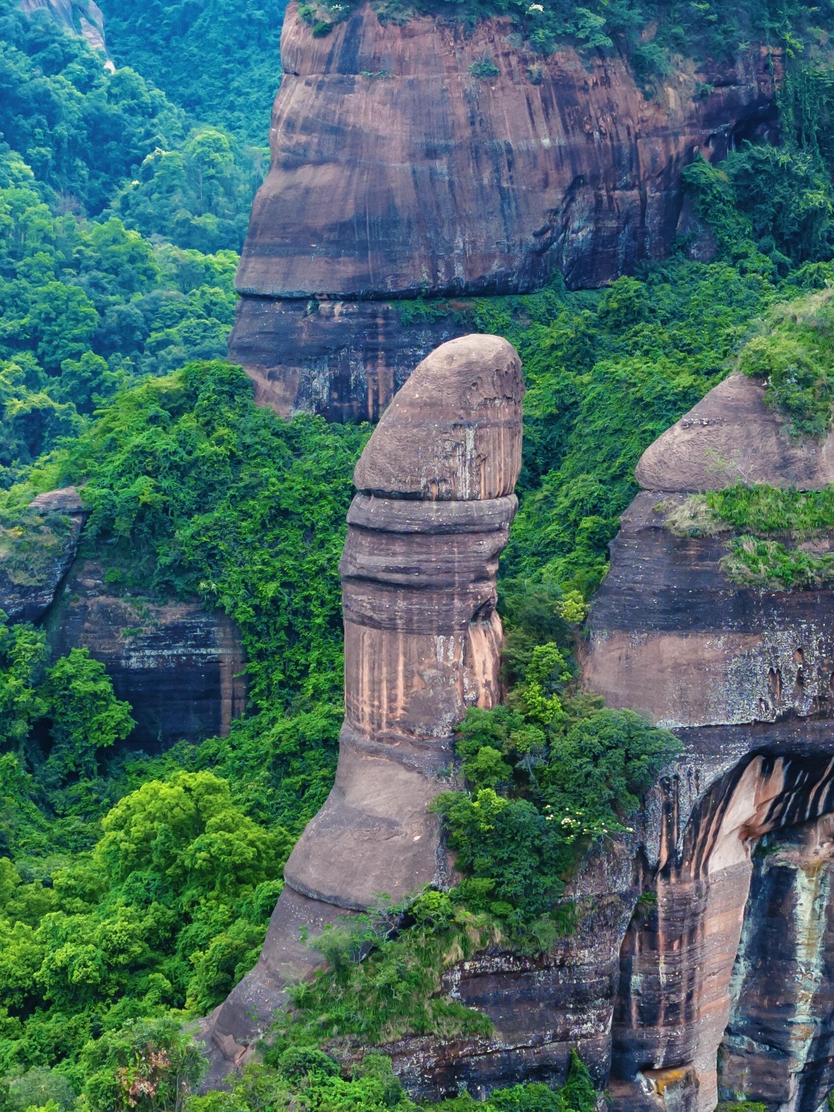 山图片韶关市丹霞山阴阳景点图片广州丹霞山丹霞山夫妻不能去的原因