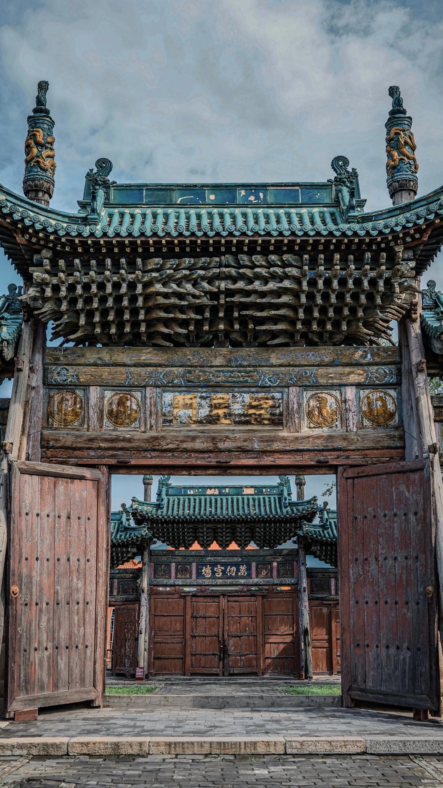 山西古建官式建筑代州文庙崞阳文庙代州古城明代官式建筑代县轴对称的