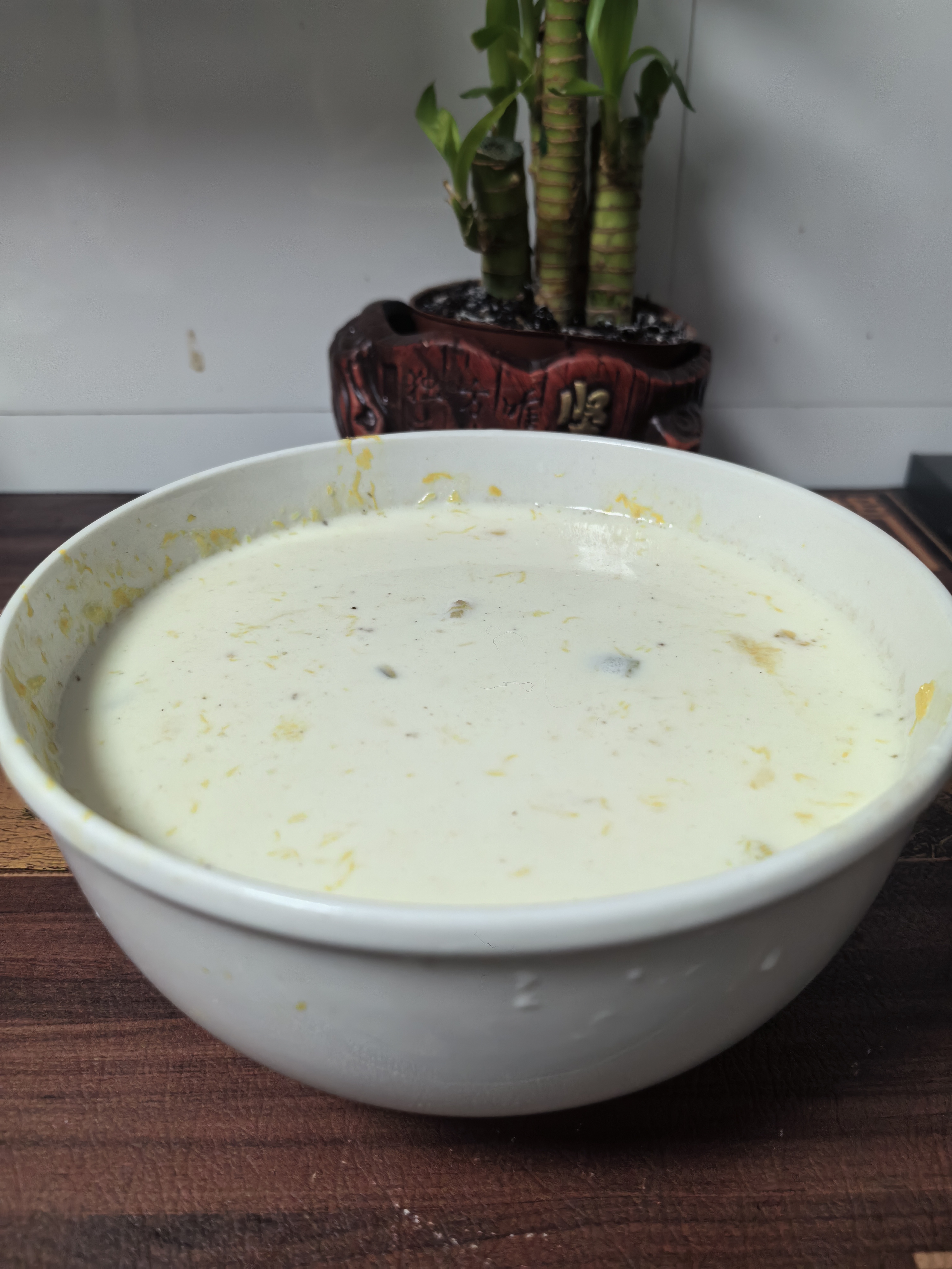 今日份蔬菜营养早餐: 南瓜燕麦牛奶组合