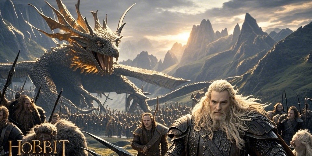 作为《霍比特人》系列的终章,五军之战将人类,精灵,矮人,半兽人以及