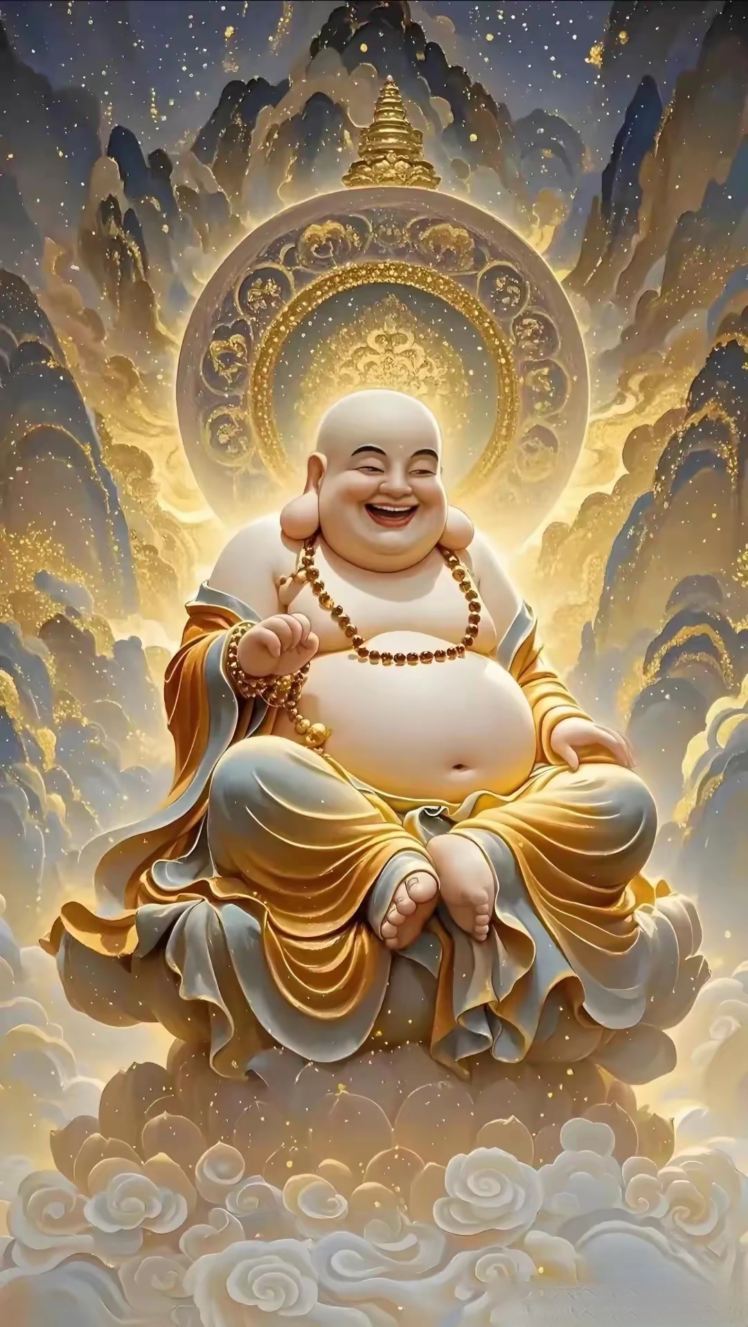 弥勒佛精美壁纸美图分享,笑口常开,万事顺利,愿您一生好运相伴