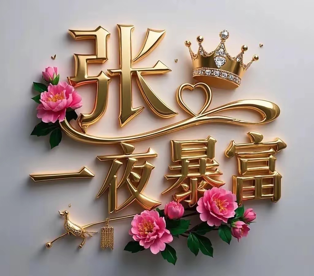 精美姓氏微信头像:一夜暴富