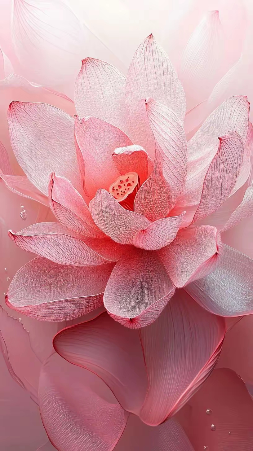 粉色莲花,好运莲莲