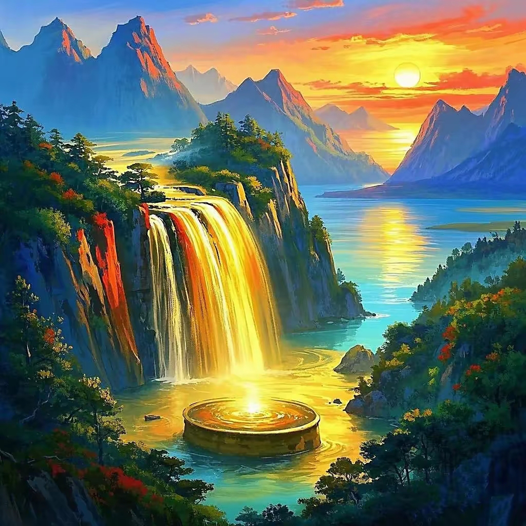 高能量头像,聚宝盆,流水生金