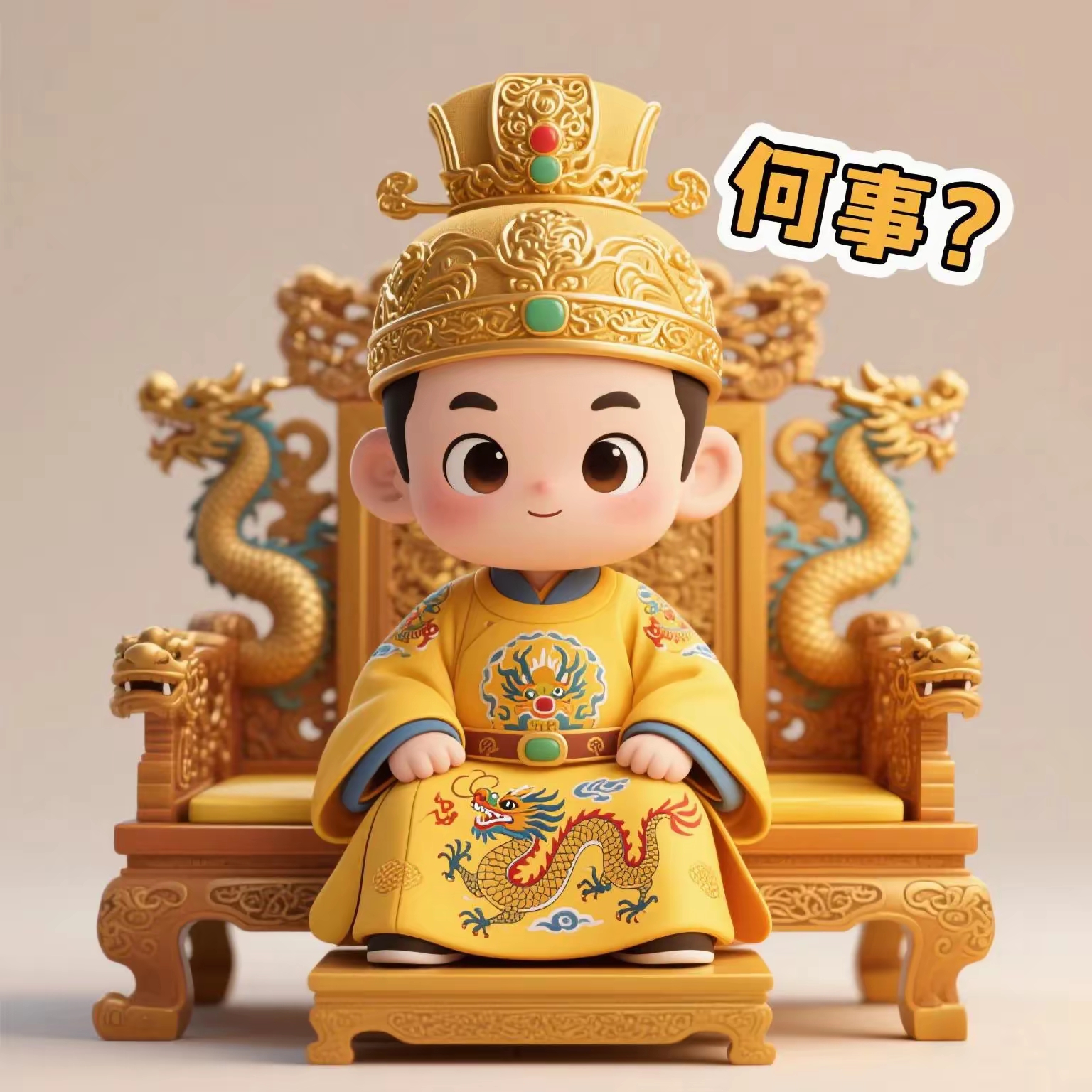 小皇帝表情包,给朋友一个贱贱的回复