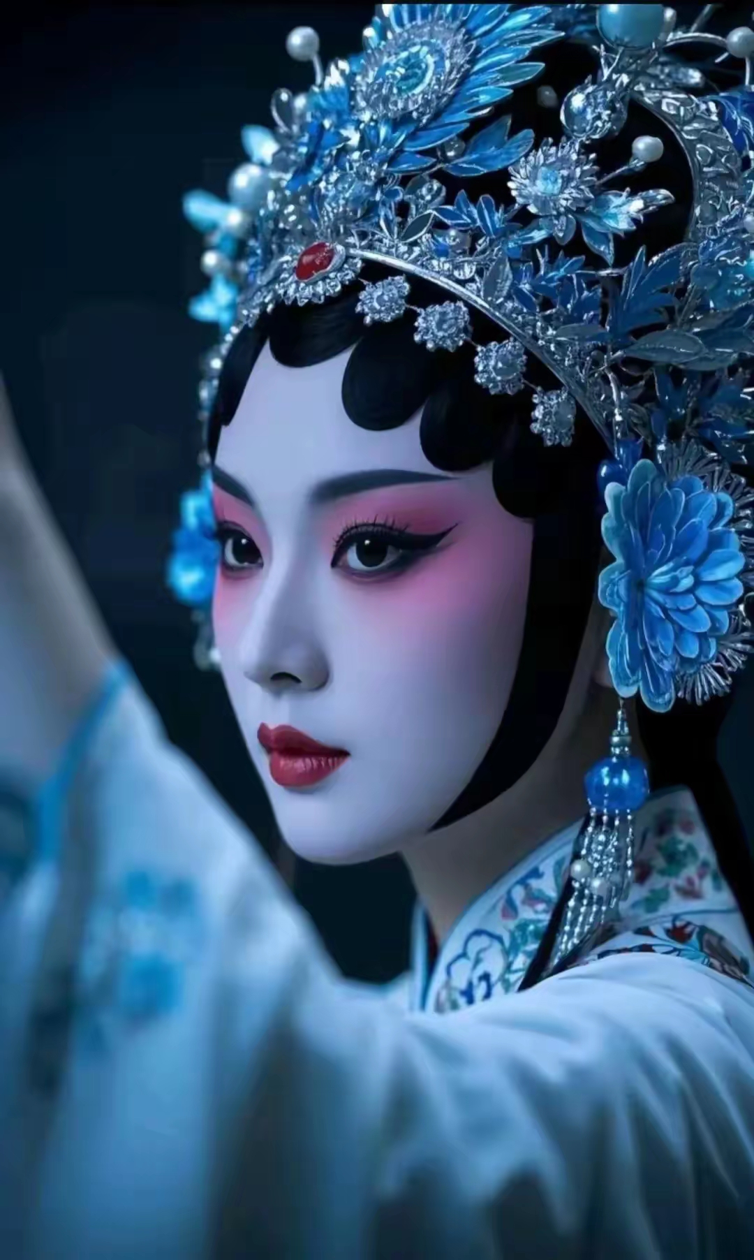 精美壁纸,国风俏花旦,国粹永传承