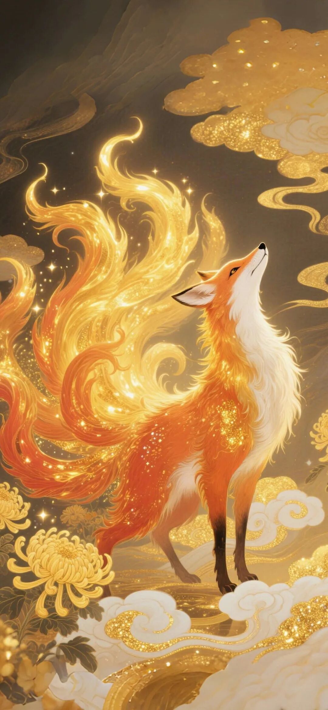 九尾狐系列国潮壁纸