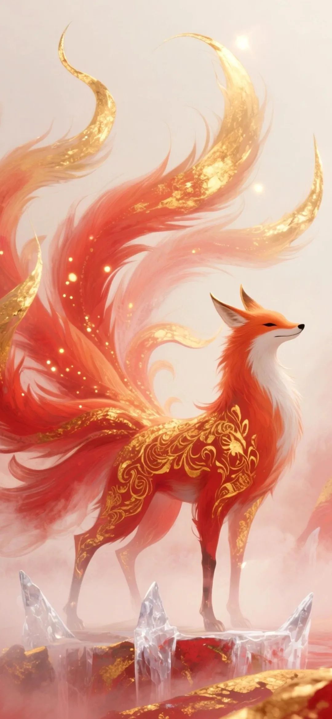 九尾狐系列国潮壁纸