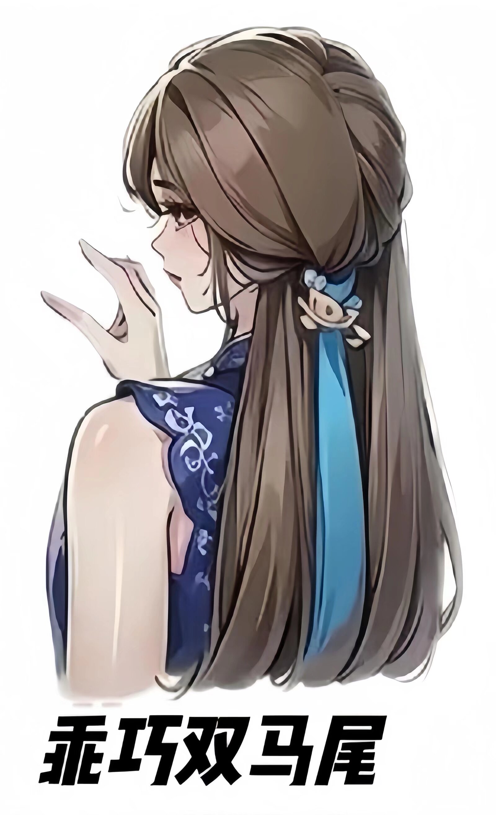 女孩子中长发型来噜~有你喜欢的吗 新中式氛围感太好看了,汉服,旗袍都