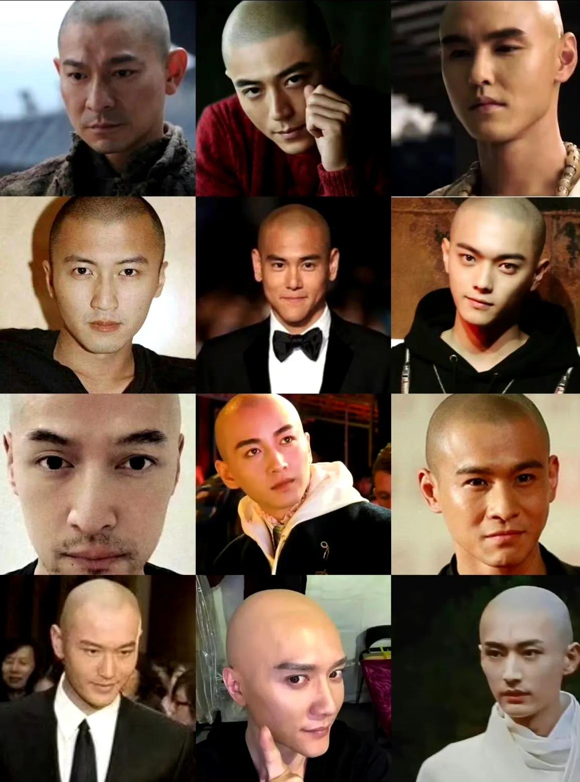 照胡歌光头乔振宇光头刘德华光头图片光头刘德华彭于晏和谢霆锋合照