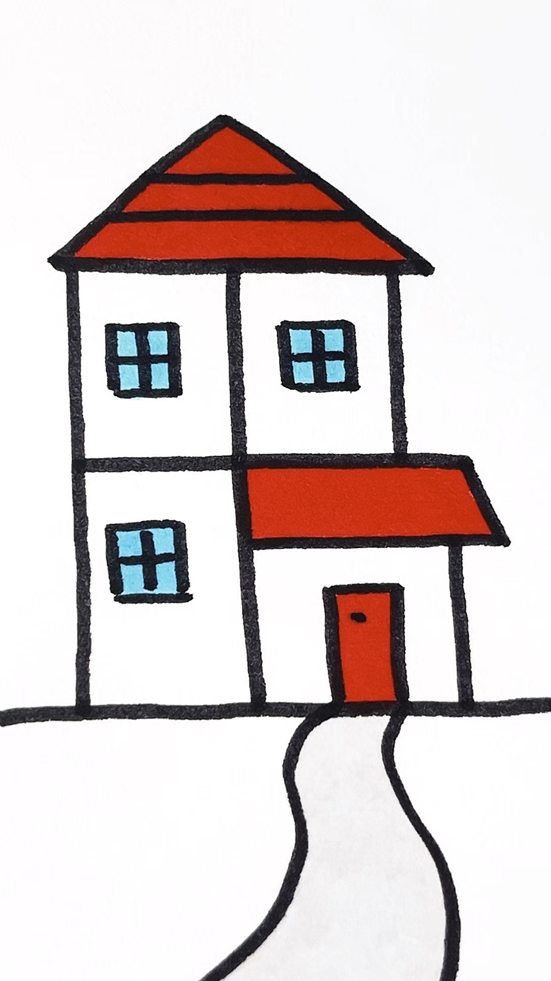 用王字画房子,一看就会!