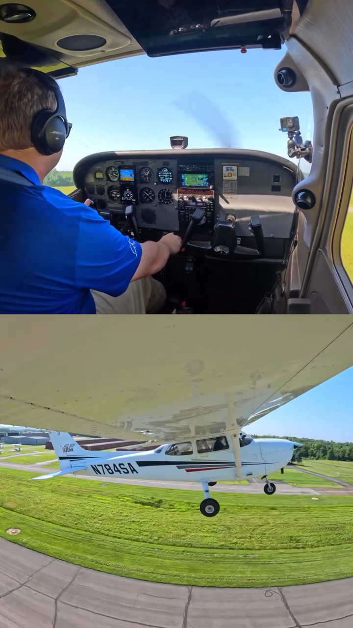 不同视角看,飞机起飞过程!