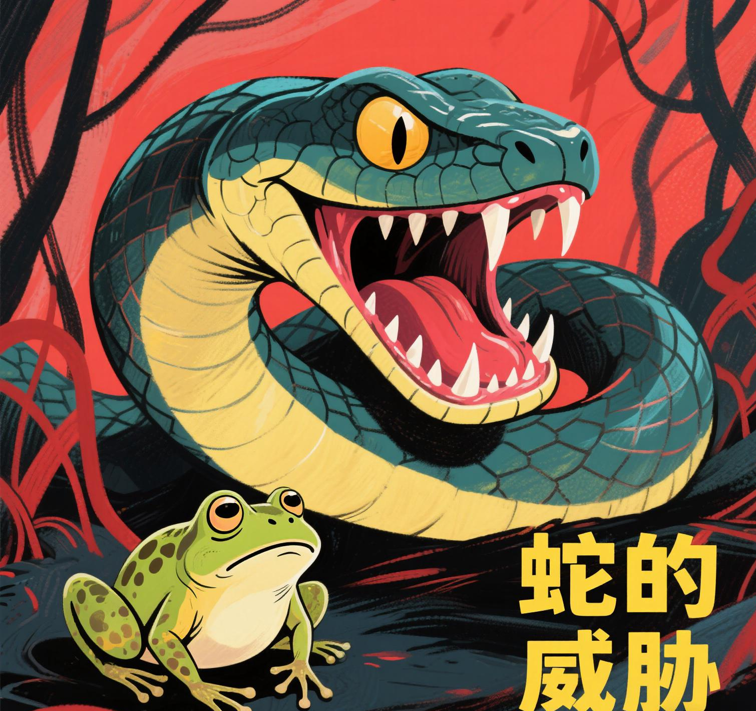蛇与愚蠢的青蛙