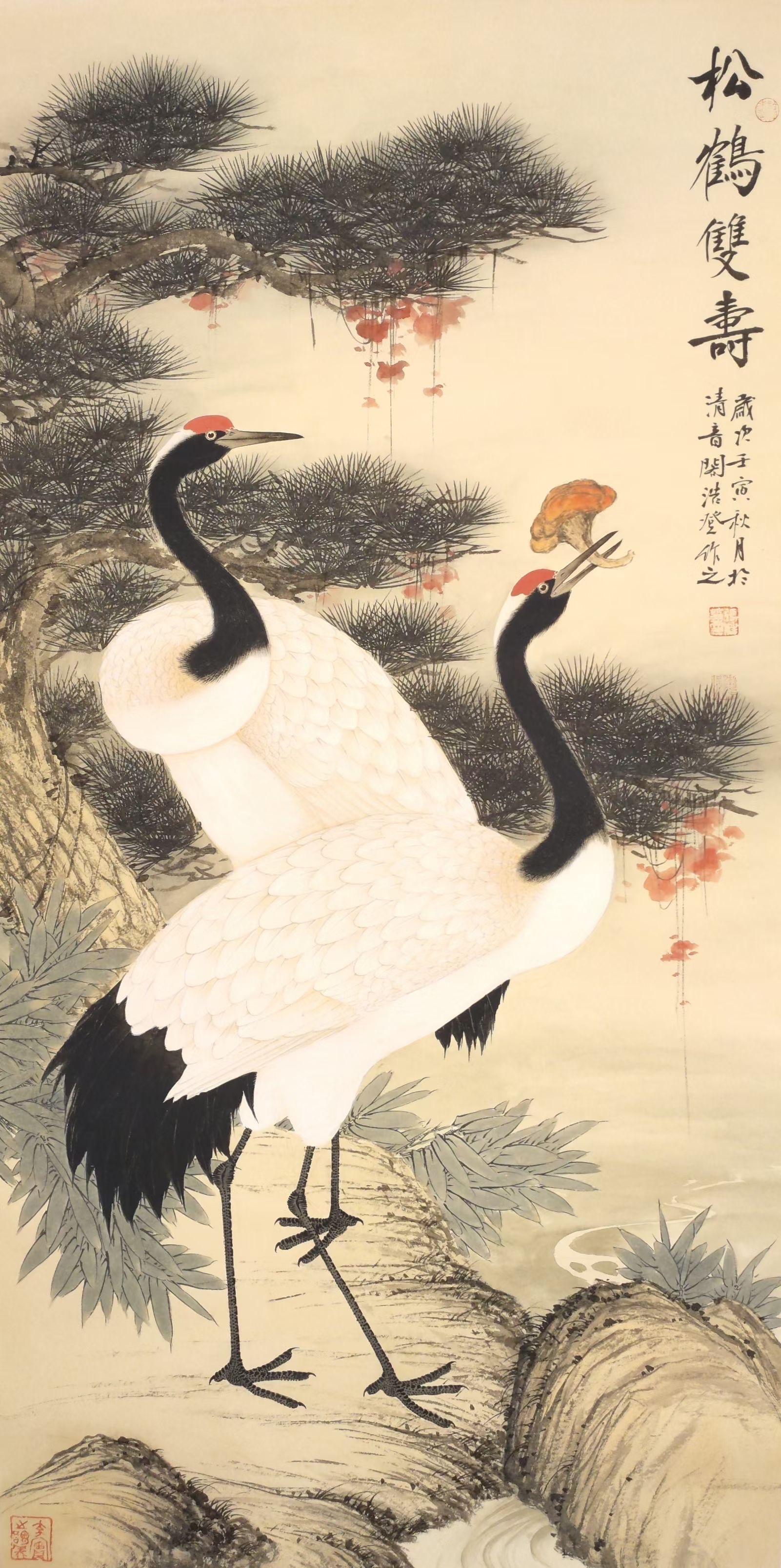 张浩登四尺整张作品 尺寸:66cm132cm 作品有现画