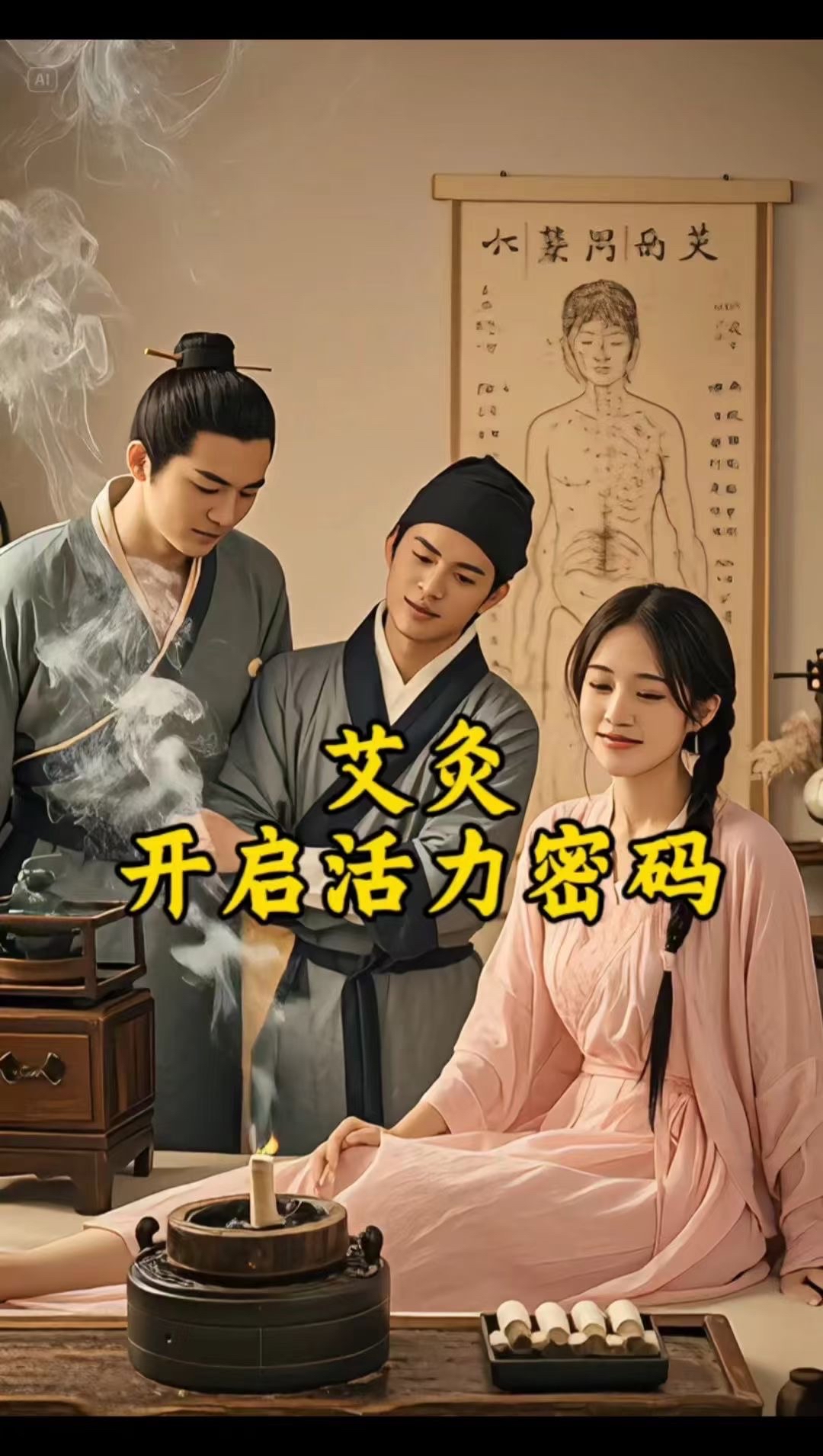 艾主灸要借是灸的火热力人给体以热温性刺激通过络经腧的穴作用以