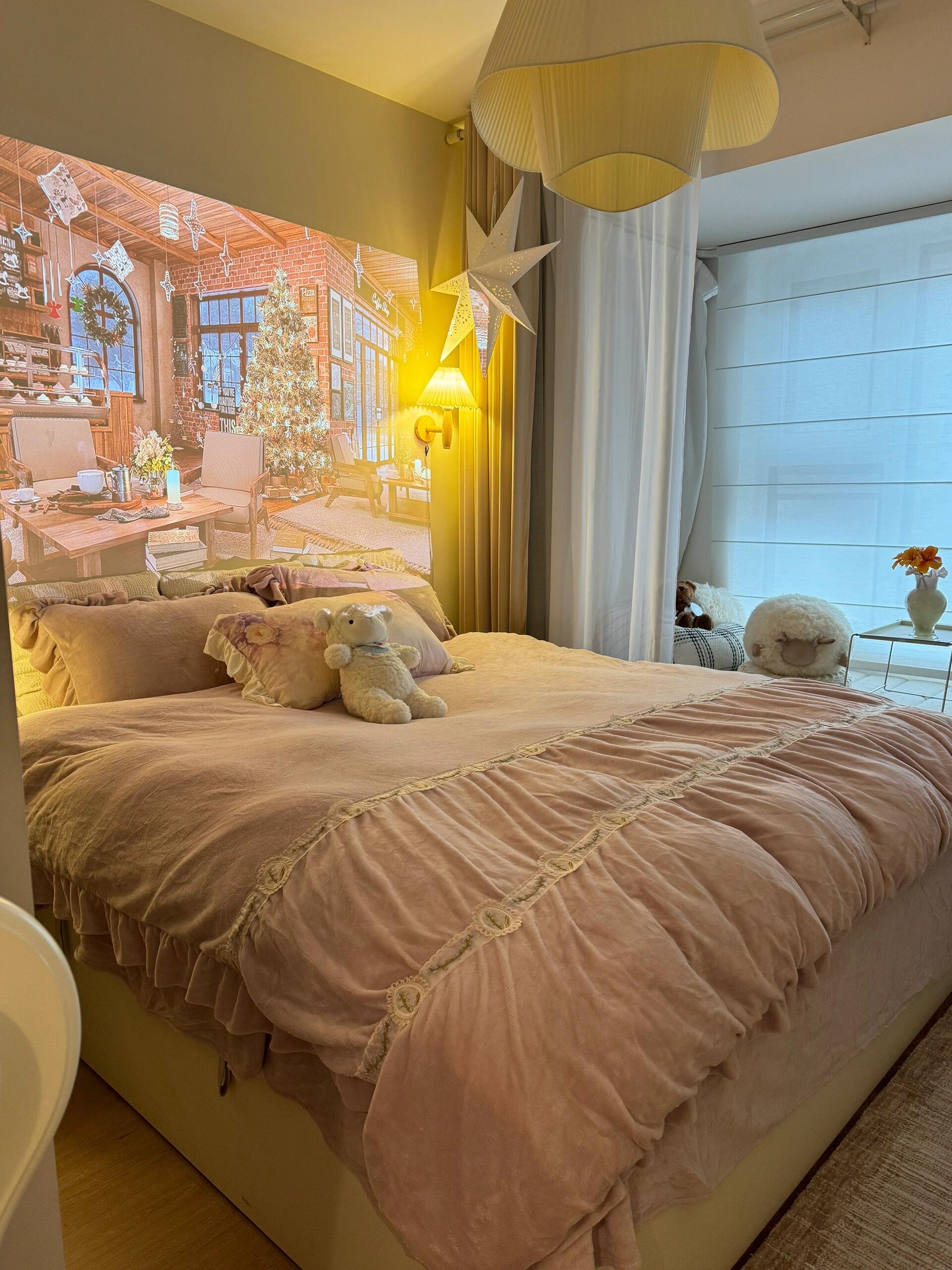 梦想中的奶油小家在一步一步实现 #女士房间布置图片大全曾馨莹漂亮