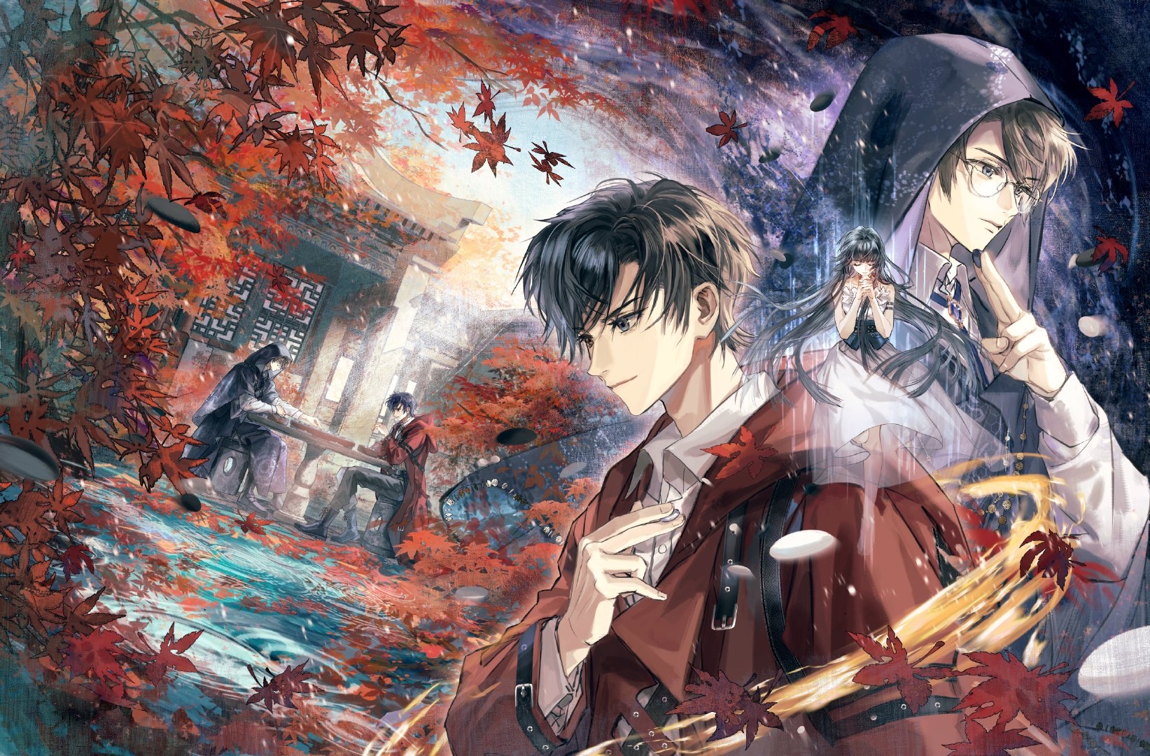 而他所在的这个屋子,就是院落南侧的一间客房,门