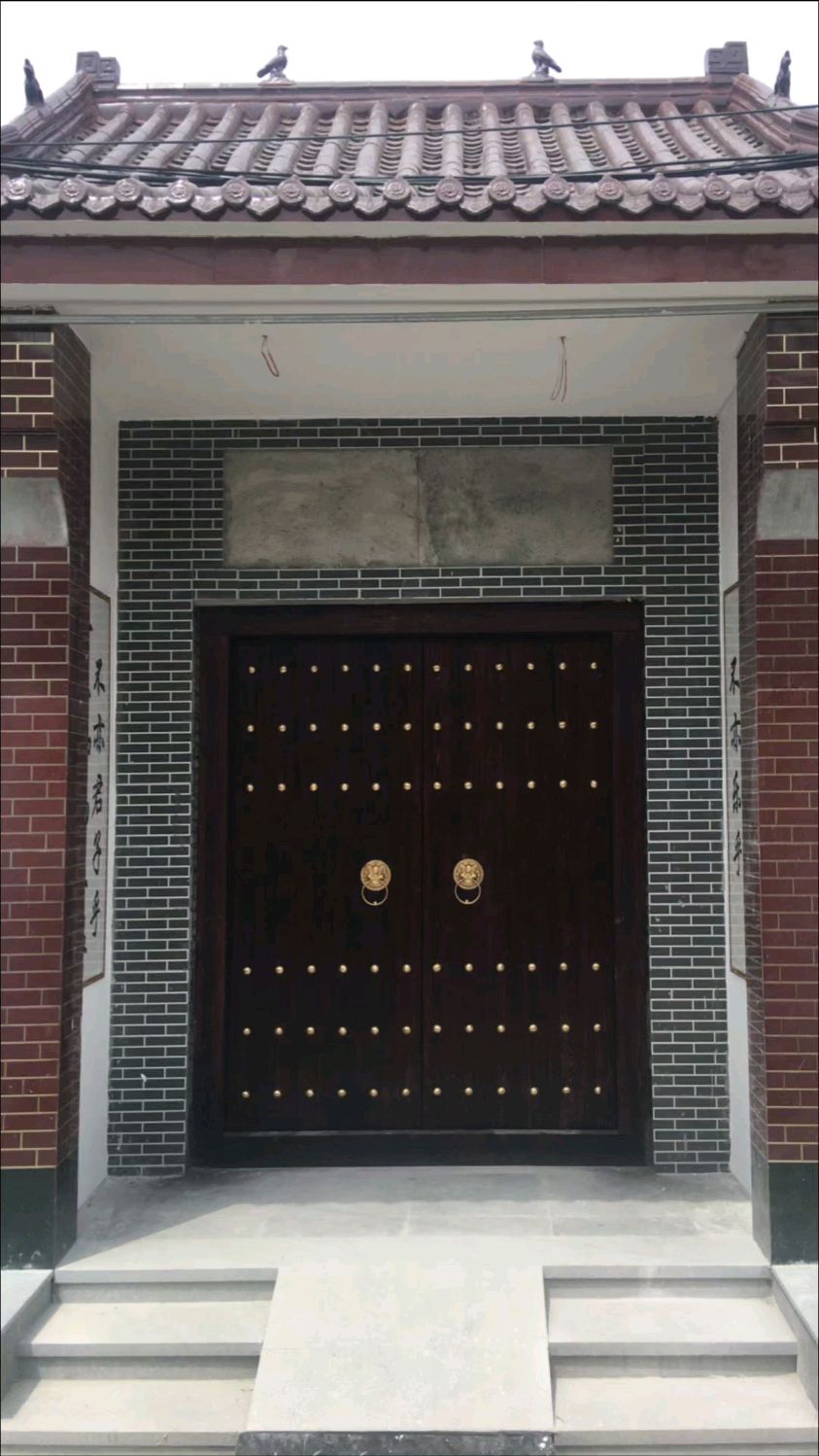 农村自建房别墅庭院大门中式四合院实木大门