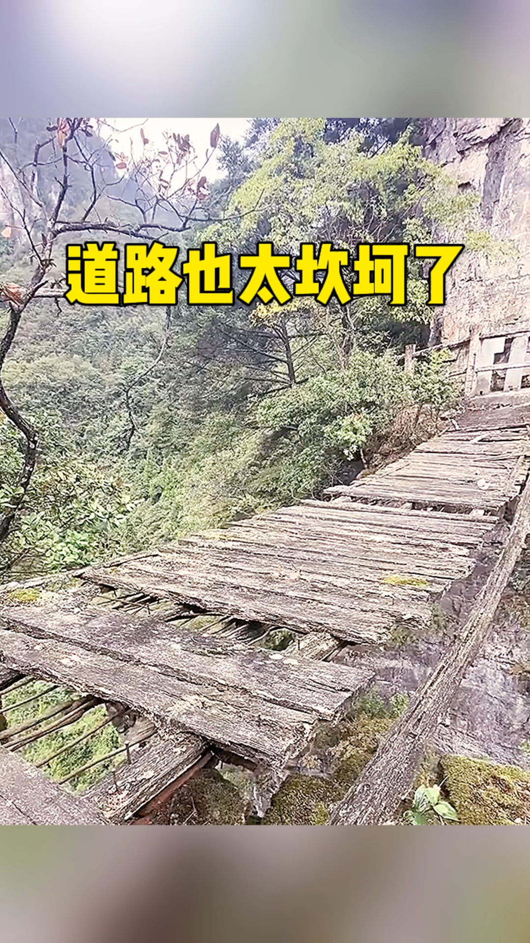 这道路也太坎坷了