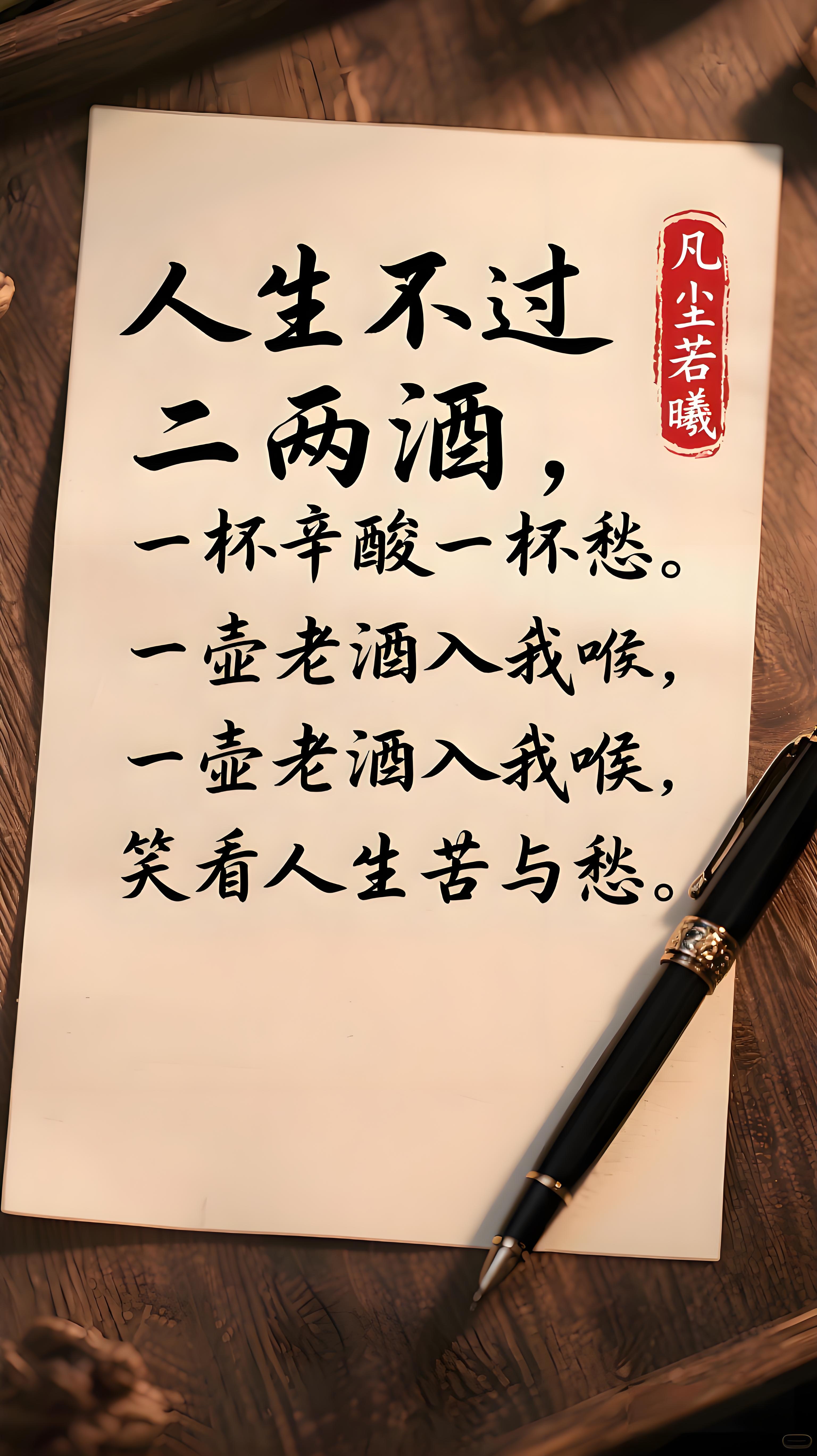 以前喝酒是为了凑钱,现在喝酒凑人,终于等到了不要凑钱喝酒的年纪,却