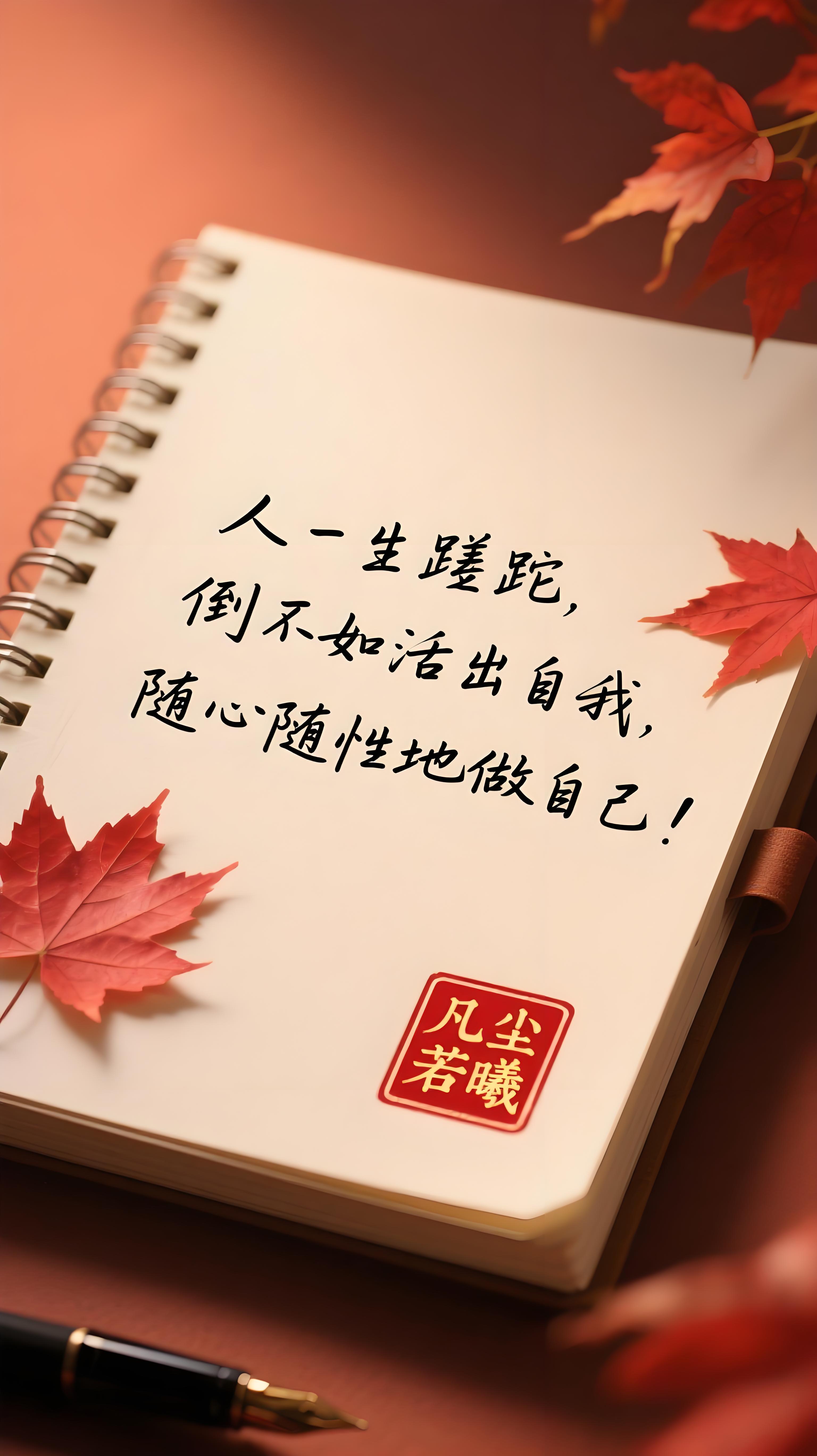 我会忍让宽容,也可适时放低姿态. 但是,关于我的底线,不容轻犯