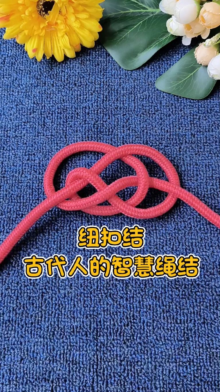 纽扣结!古人的智慧绳结!