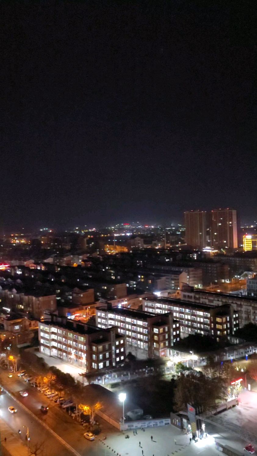 漯河高中北校区夜景