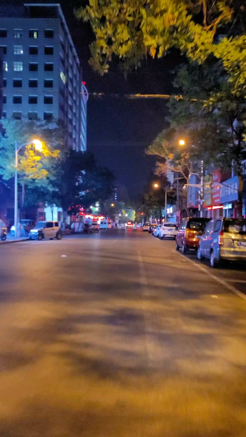 漯河的老街夜晚风景