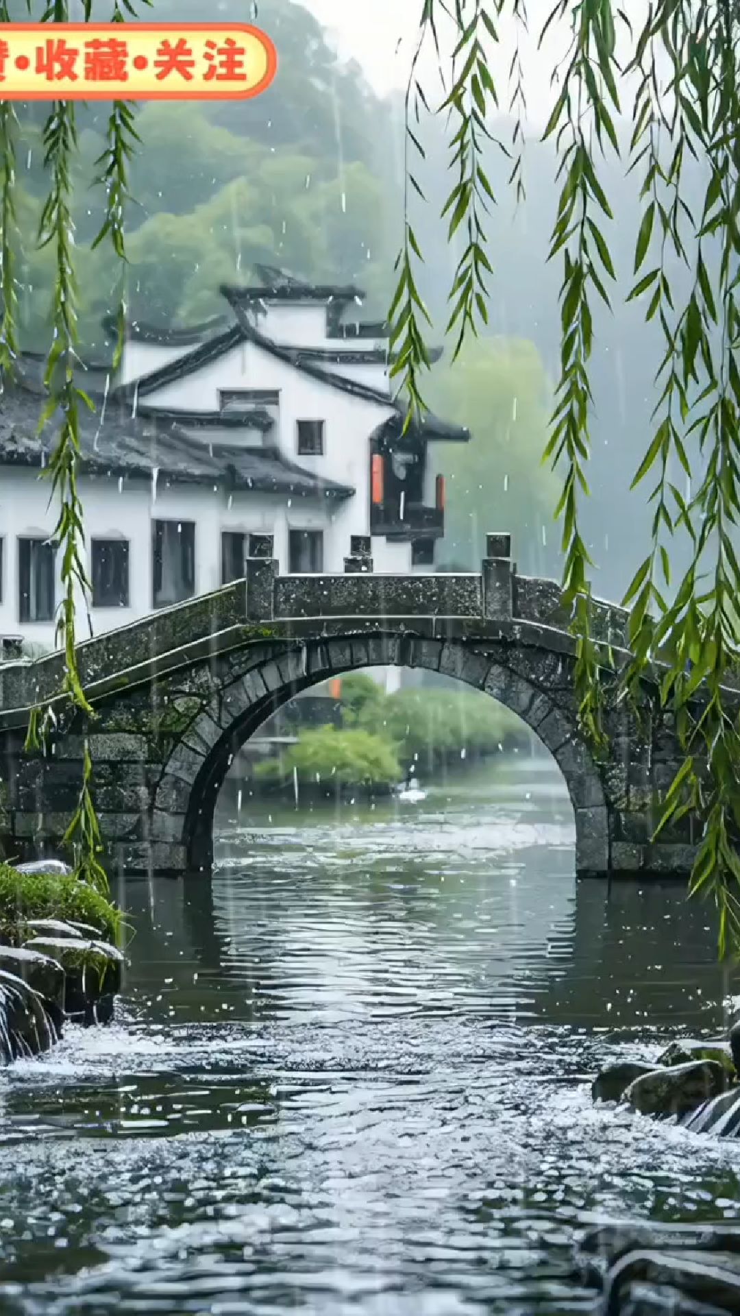 江南美,美在村庄的小桥流水人家