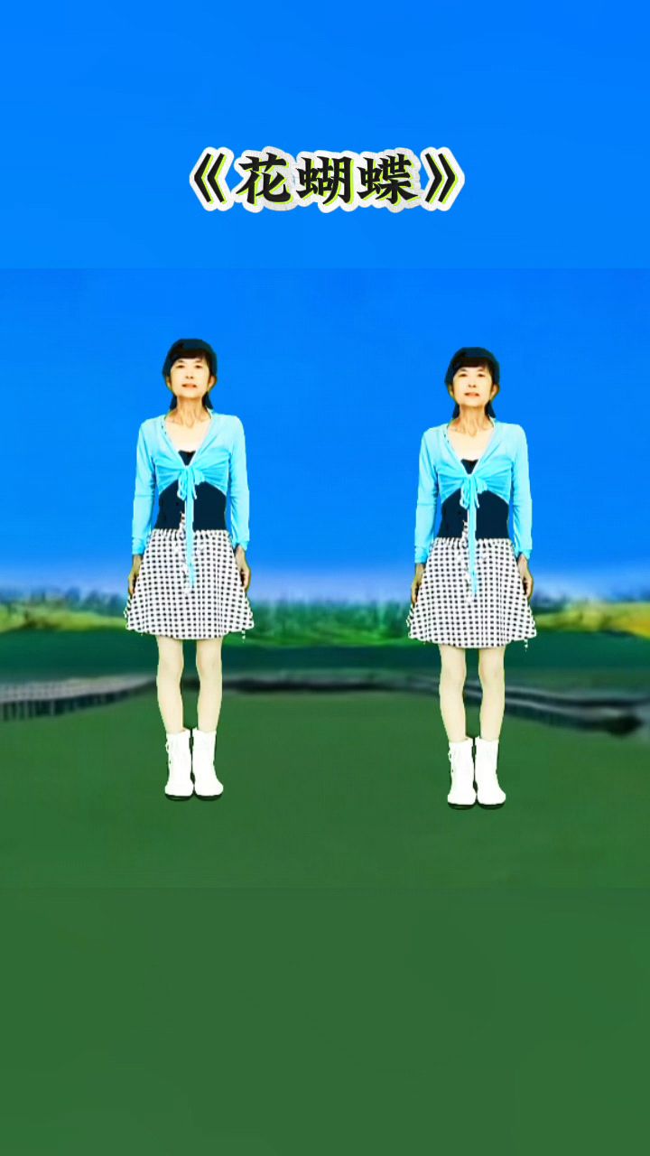 广场舞《花蝴蝶》正面