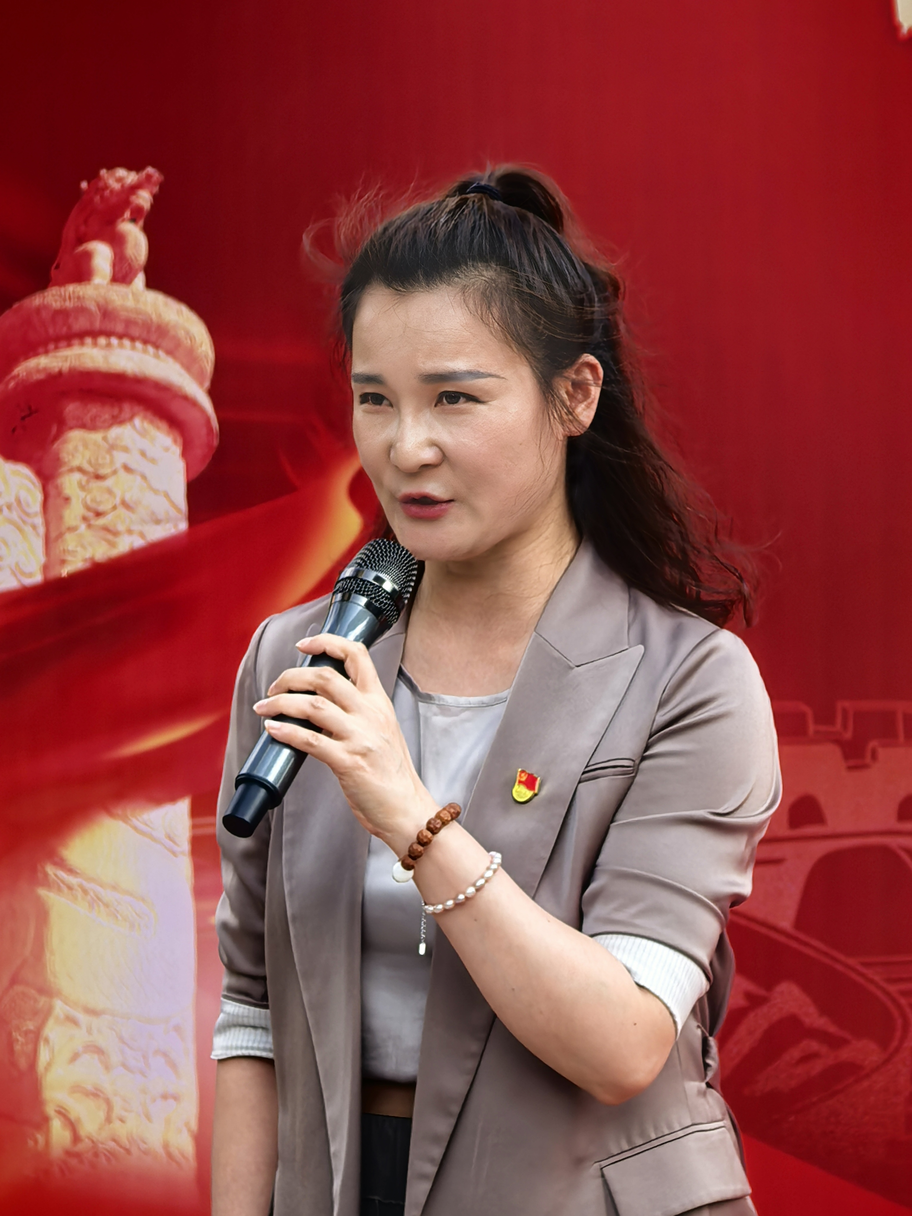 这么中那么燃周末到河南# 郑州某社区庆七一文艺演