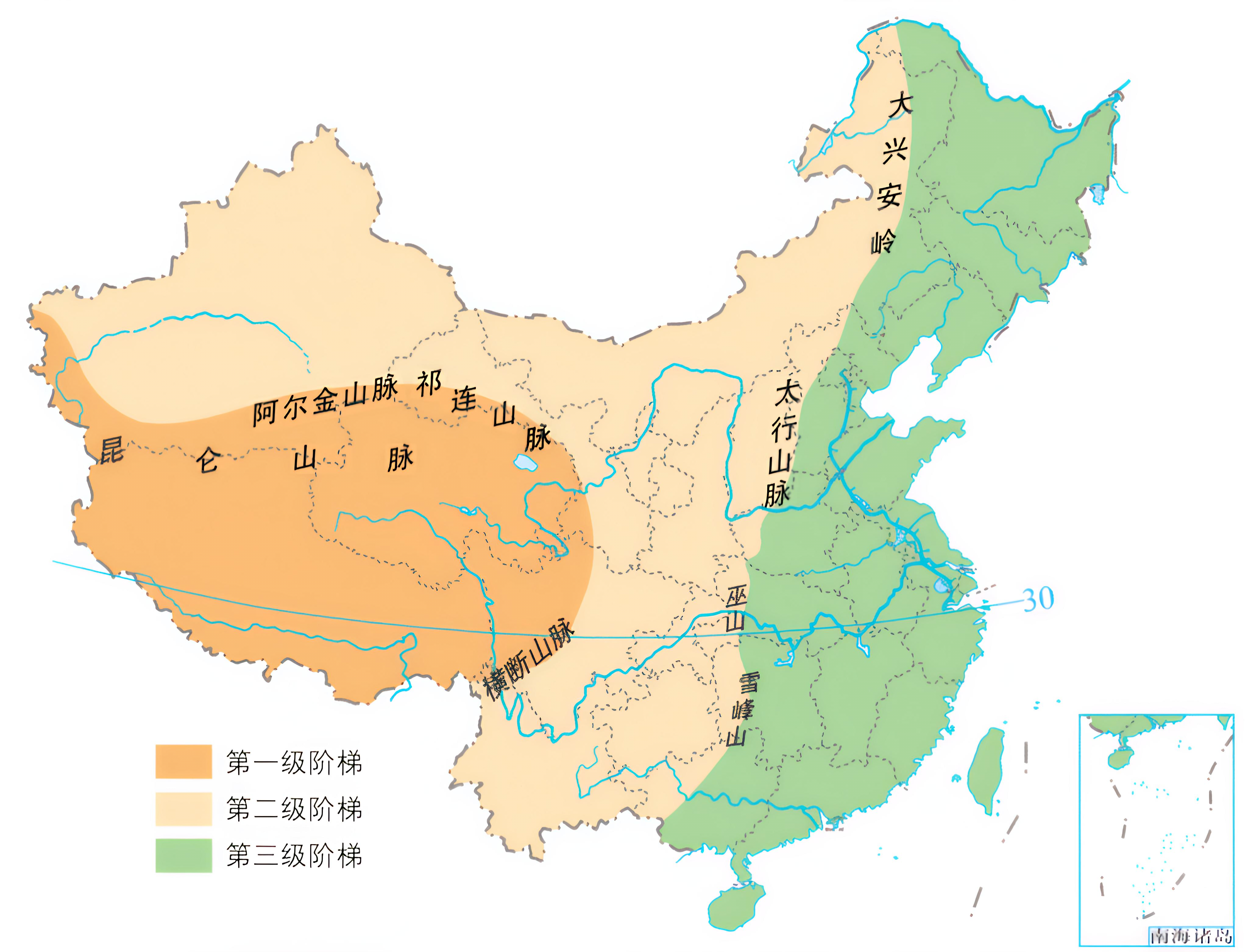 中国地理高清地图