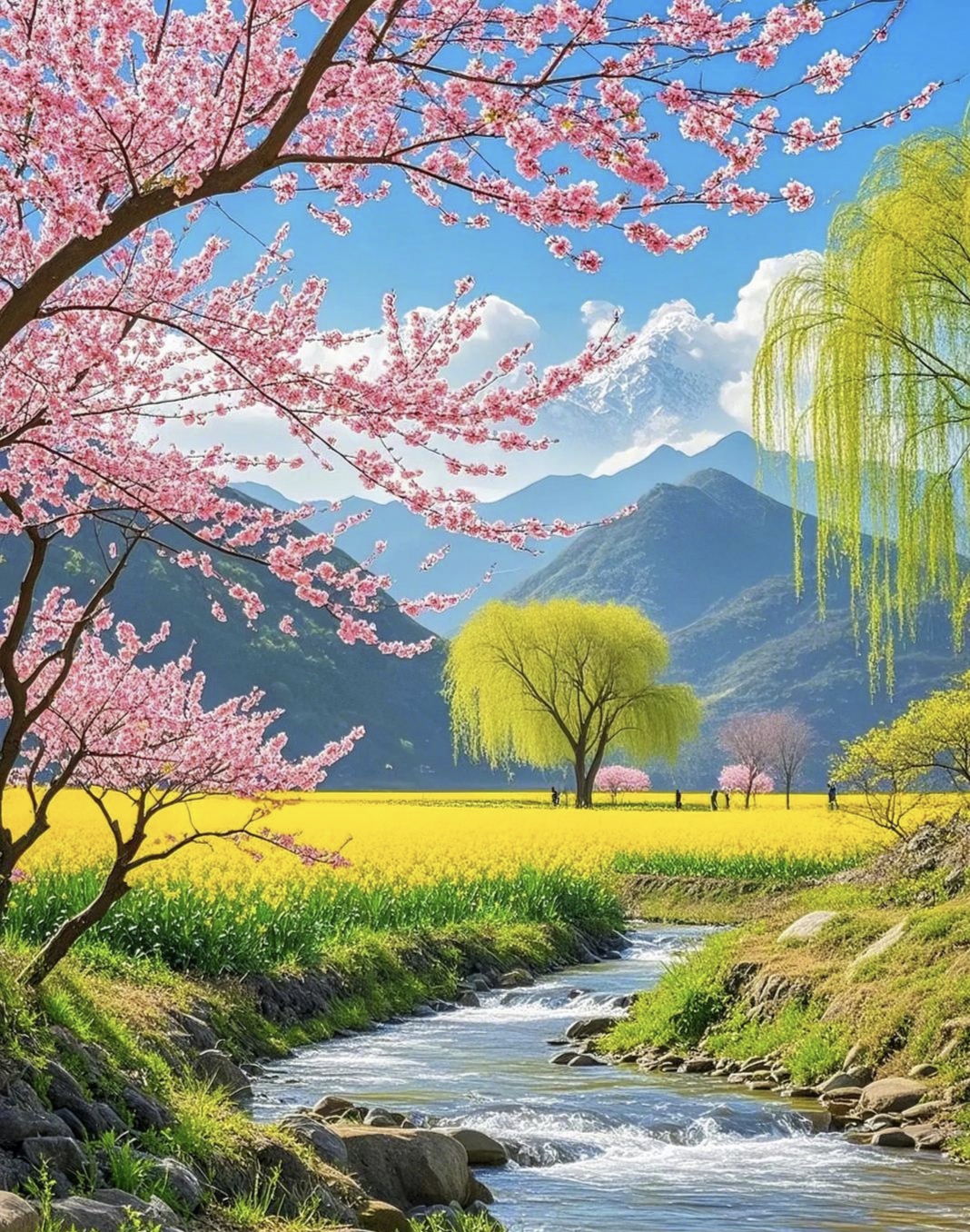 依依柳色变,处处春风起