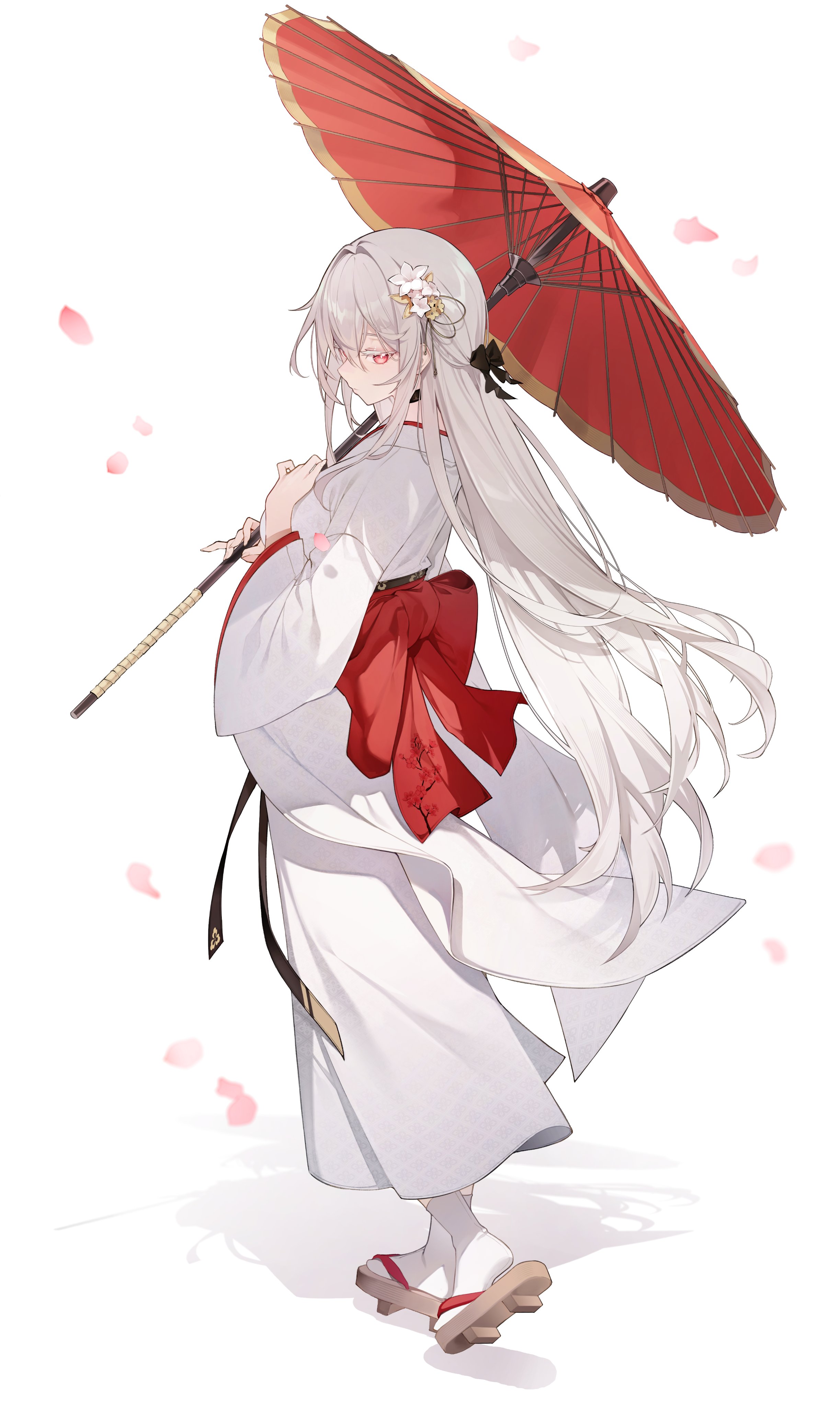 白发红瞳 画师:bbyu eng