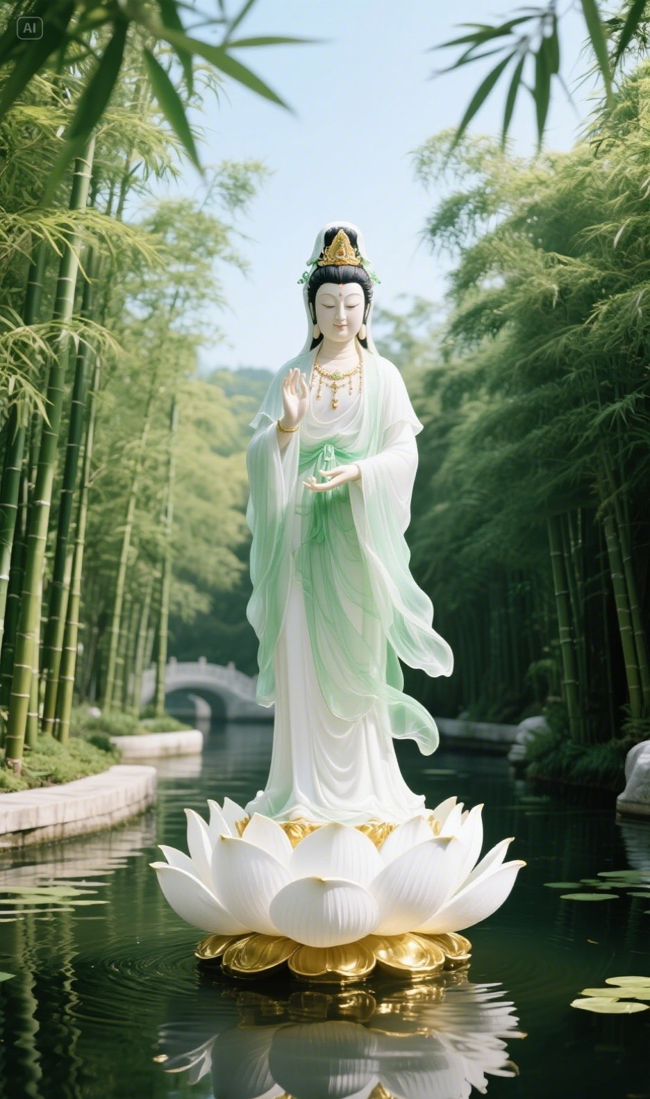 在此,虔诚祈求观音菩萨,将慈悲与护佑洒向全家人,让我们平安顺遂