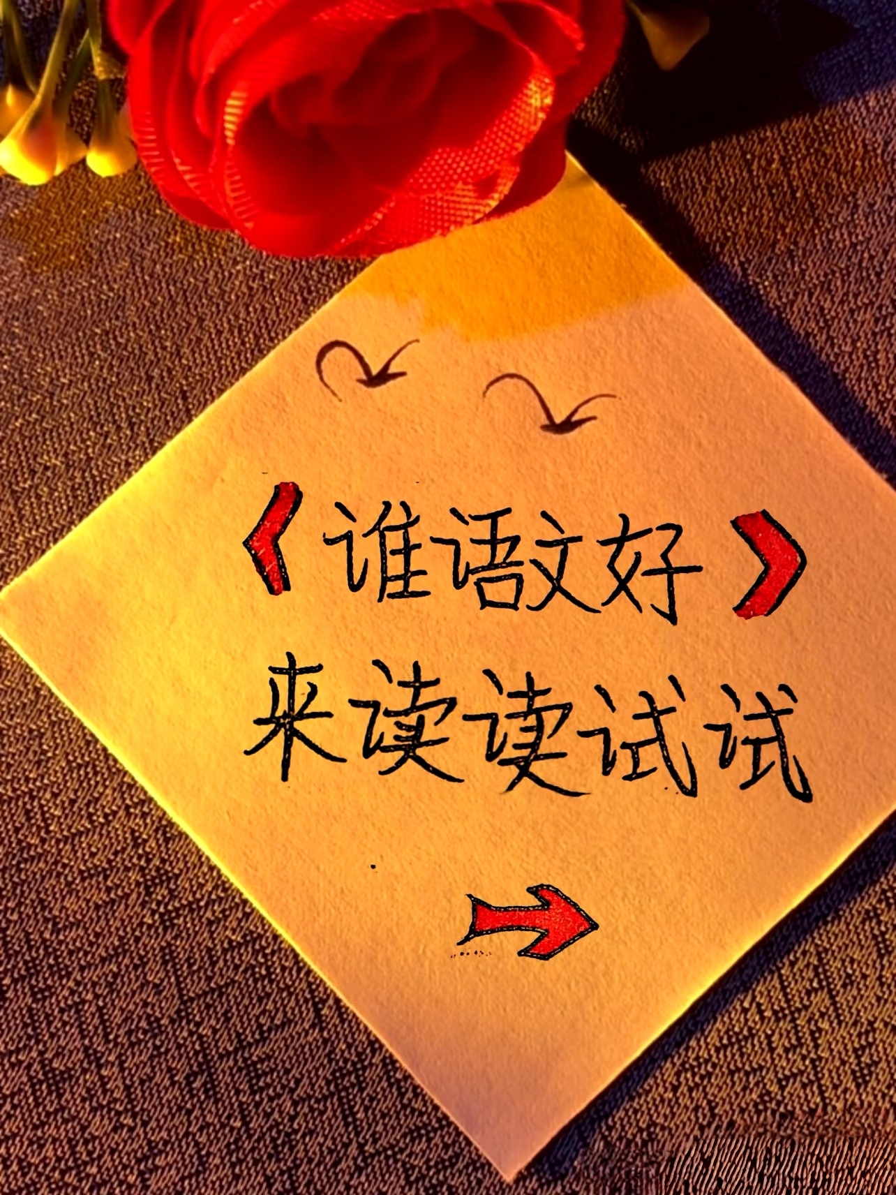 语文课代表请进《语文好的读读试试》