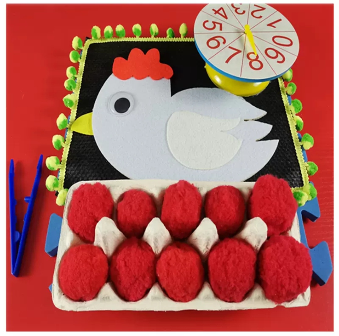 幼儿园自制玩教具数物对应游戏数学教具