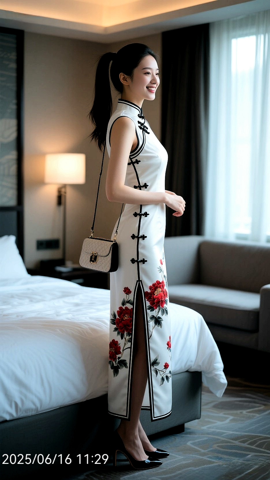 优雅旗袍,尽显东方韵味,都市丽人风采