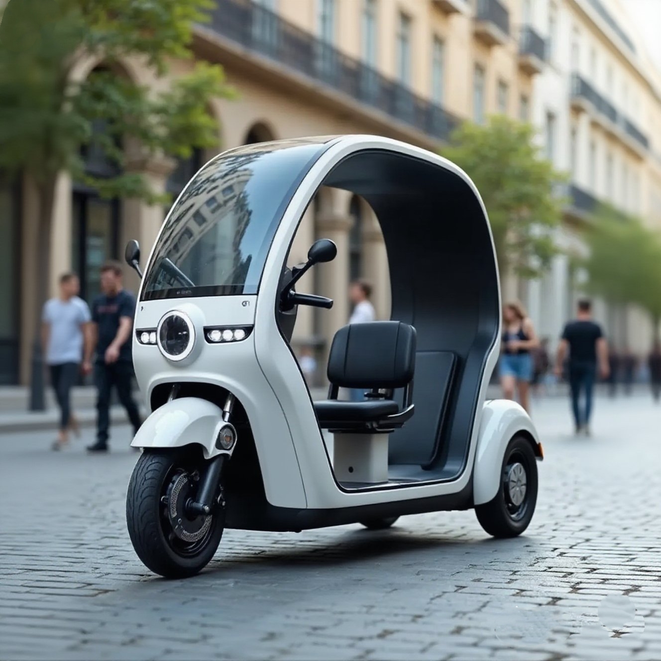 电动驱动超安静, 骑上它, 连风都追不上你未来电车